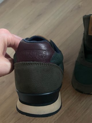 Zapatillas Munich Hombre Gris y Verde