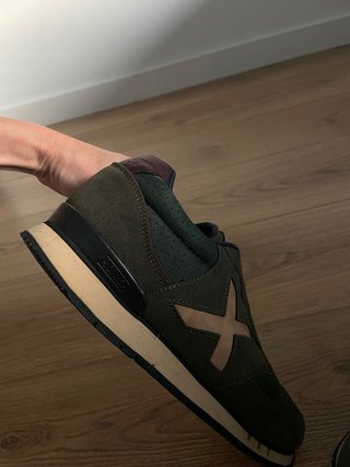Zapatillas Munich Hombre Gris y Verde