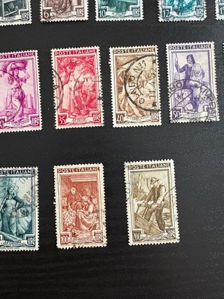 Serie Francobolli Italia al Lavoro