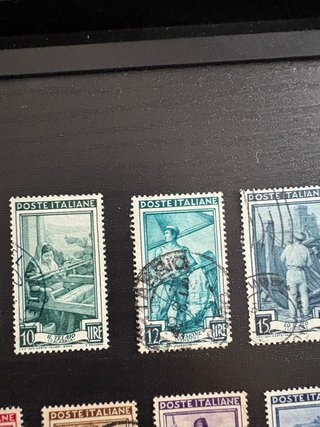 Serie Francobolli Italia al Lavoro