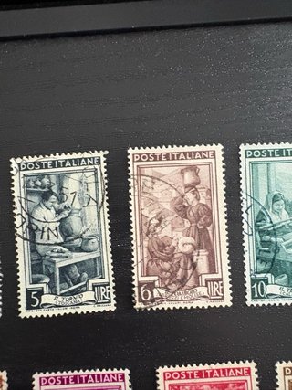 Serie Francobolli Italia al Lavoro