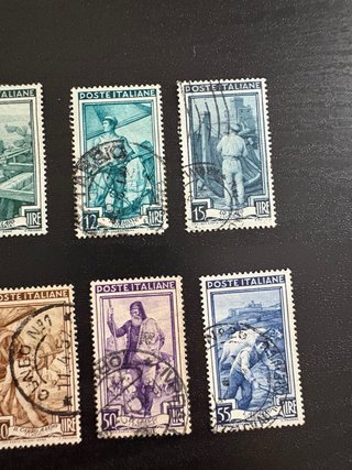 Serie Francobolli Italia al Lavoro