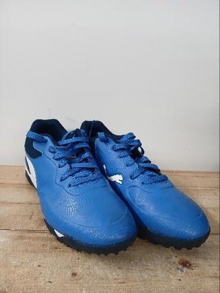 Botas de fútbol multitacos TRUCO III Turf Adulto Azul