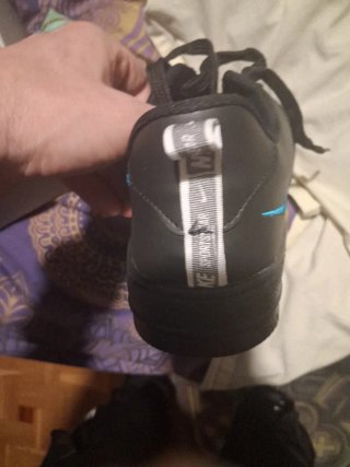 Nike Air Force 1 Negras con detalles azules