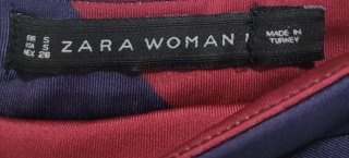 Falda estampada rayas y bloques