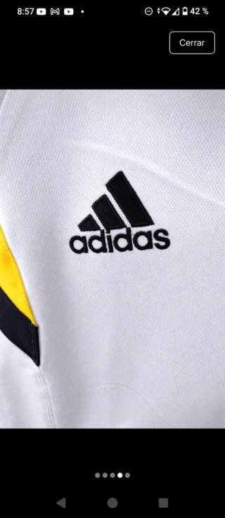 Polo Entrenamiento Fenerbahçe Adidas Blanco