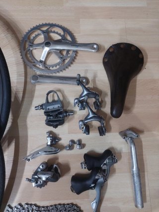 Grupo Shimano 600 STI + Ruedas