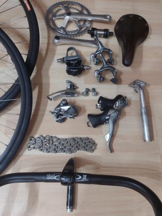 Grupo Shimano 600 STI + Ruedas