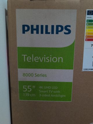 TV Philips 55PUS8079 LED con 3 años de garantia