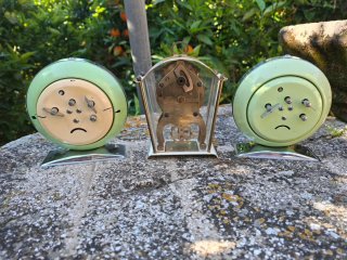 3 sveglie vintage da tavolo