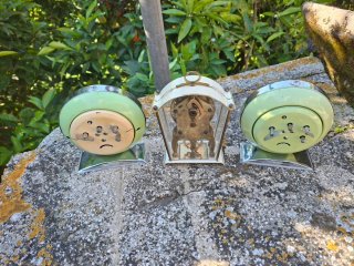 3 sveglie vintage da tavolo