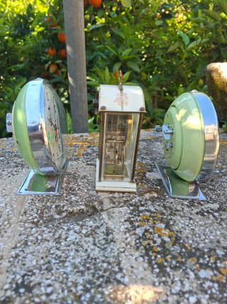 3 sveglie vintage da tavolo