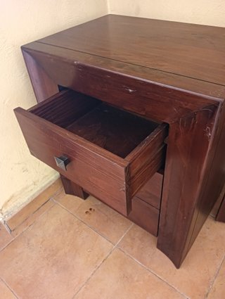 Muebles Dormitorio Matrimonio Madera Oscura
