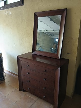 Muebles Dormitorio Matrimonio Madera Oscura