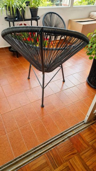 Conjunto 2 Sillas Acapulco Sklum Negras