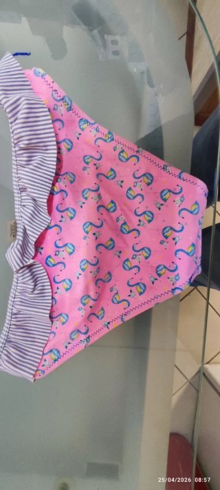 Costume da bagno bambina fenicotteri rosa