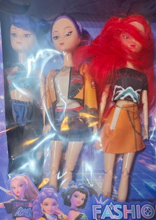 Pack 3 Muñecas Fashion Girls Estilo Urbano
