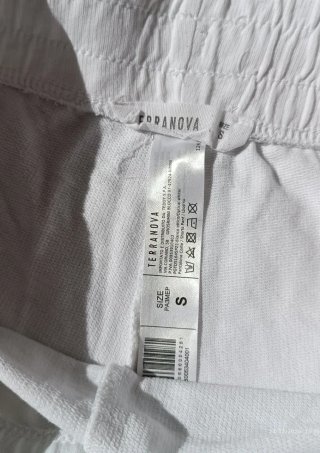 Pantaloncini donna bianchi tg S