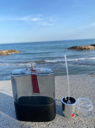 Botella Prada vacía recargable