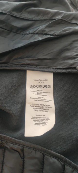 Chaqueta Rab Cyrrus Flex Gris. Como nueva.