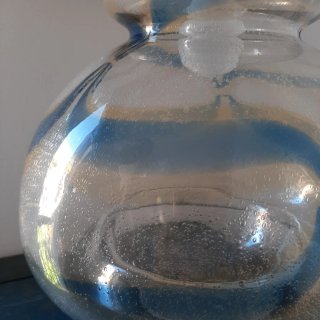 Lampadario Murano Vetro Pulegoso Anni '70