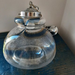 Lampadario Murano Vetro Pulegoso Anni '70