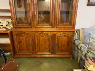 Vitrina madera maciza clásica 212 cm