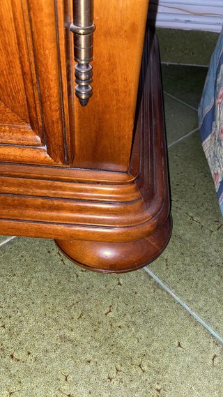 Vitrina madera maciza clásica 212 cm