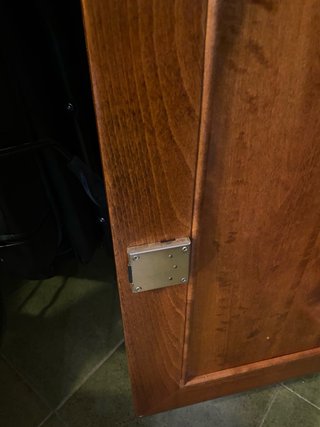 Vitrina madera maciza clásica 212 cm