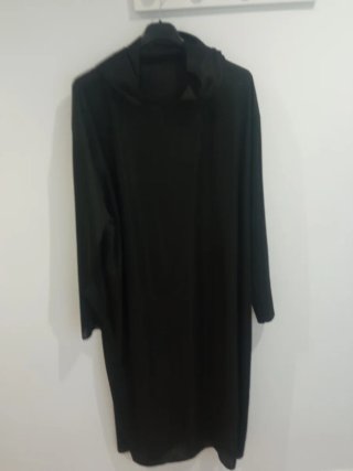 Caftán negro unixex