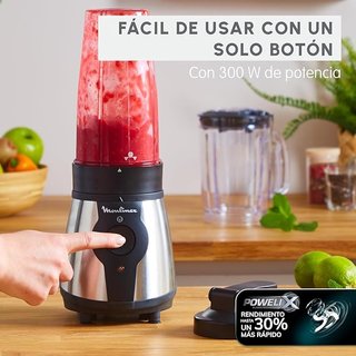Moulinex Blend & Go, Batidora de vaso de 300 W