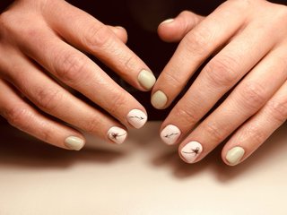 Manicura rusa con gel