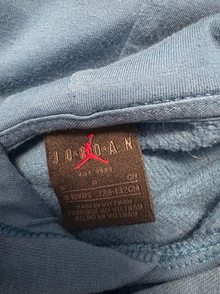 Lote 2 sudaderas Jordan niño azul
