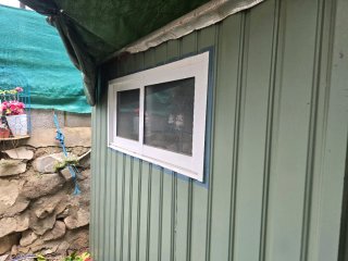 Caseta de chapa para cocina