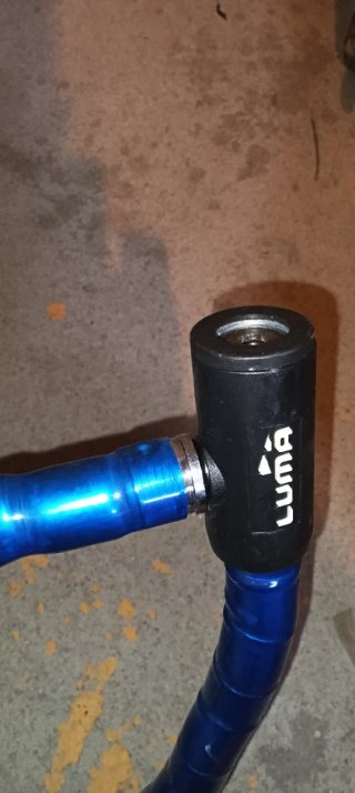 Candado Pitón Luma Acero Nuevo 2 llaves