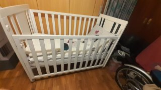 Culla per bambini bianca