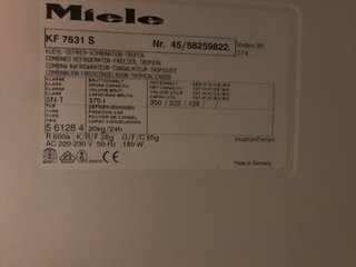 Nevera Combo Miele KF 7631 S