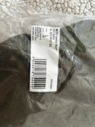 Camiseta Combate Helikon-Tex Talla L Verde Militar