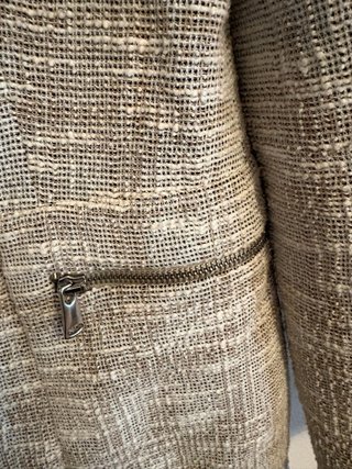 Spolverino Zara Beige e Bianco