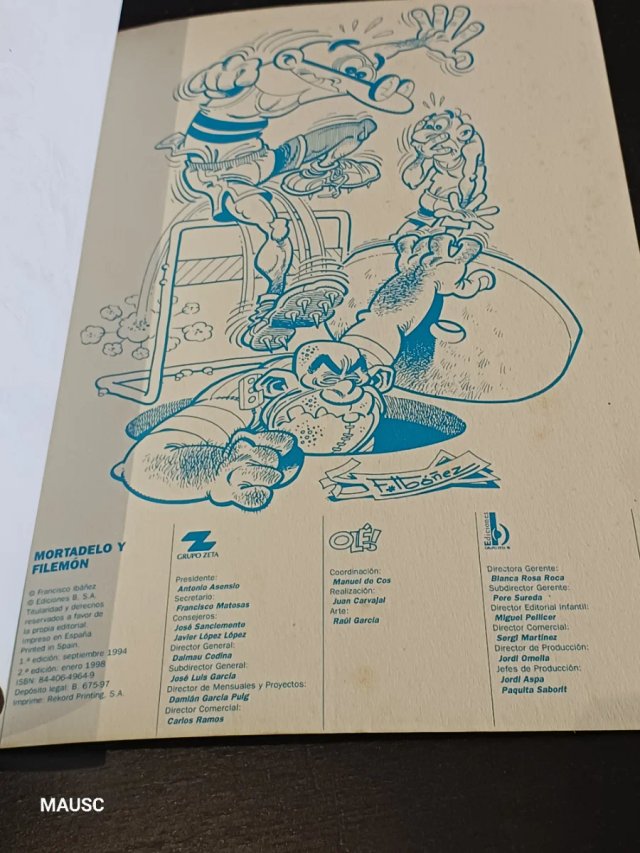 El pinchazo telefónico Olé! Mortadelo y Filemón 82