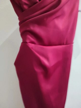 Vestido granate de fiesta