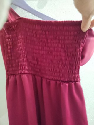 Vestido granate de fiesta