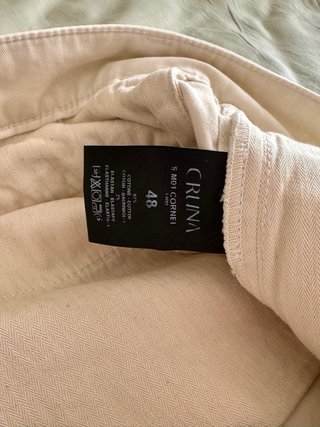 Pantaloni CRUNA uomo beige panna - Taglia 48