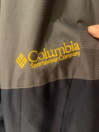 Anorak Columbia forrado azul y gris Talla M