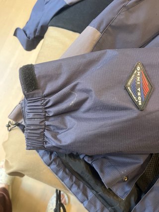 Anorak Columbia forrado azul y gris Talla M