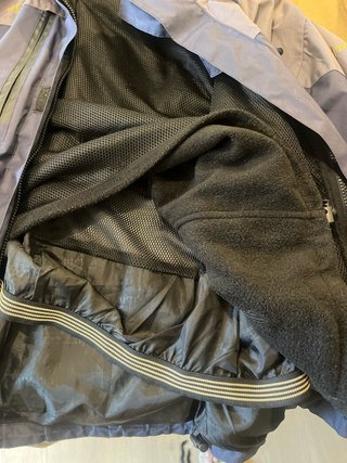 Anorak Columbia forrado azul y gris Talla M