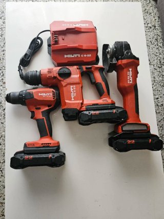 Kit Hilti TE4-22, AG 4S-22, SF4-22 y Cargador