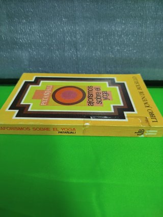 Libro yoga Patañjali antiguo vintage coleccionable