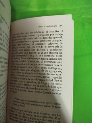 Libro yoga Patañjali antiguo vintage coleccionable