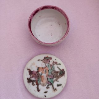 Cajita china antigua porcelana